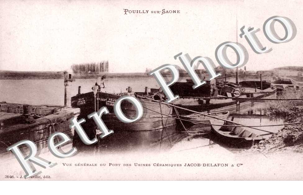 Vue Generale du Port des Usines Ceramiques Jacob-Delafon
