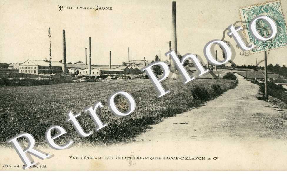 vue generales des usines ceramiques Jacob Delafon