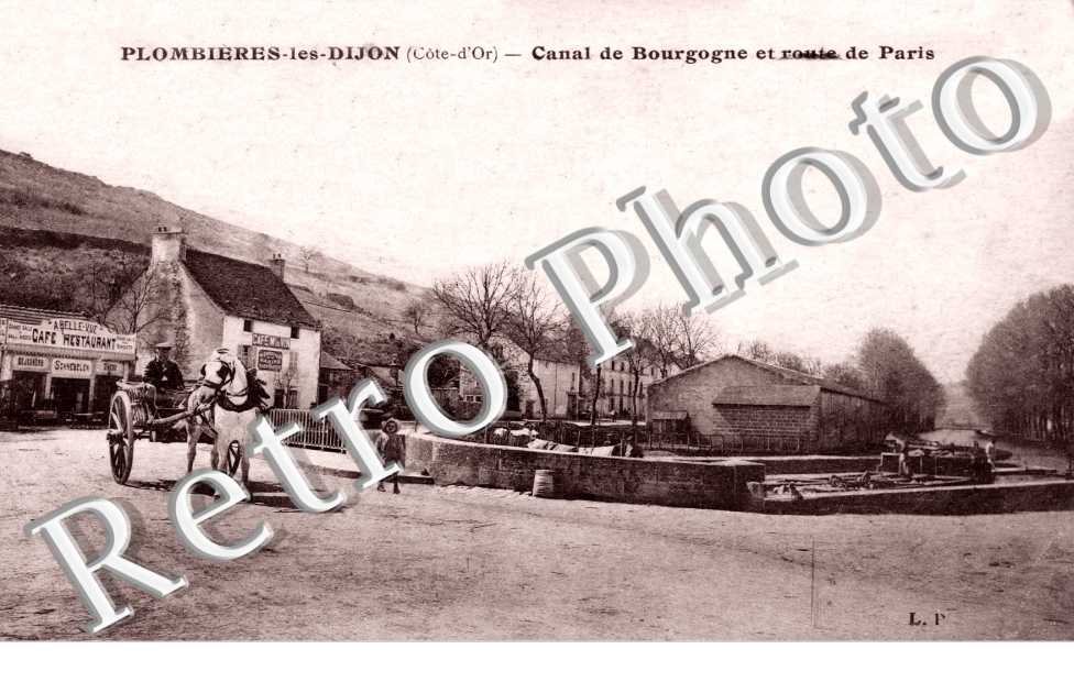 Canal de Bourgogne et Route de Paris