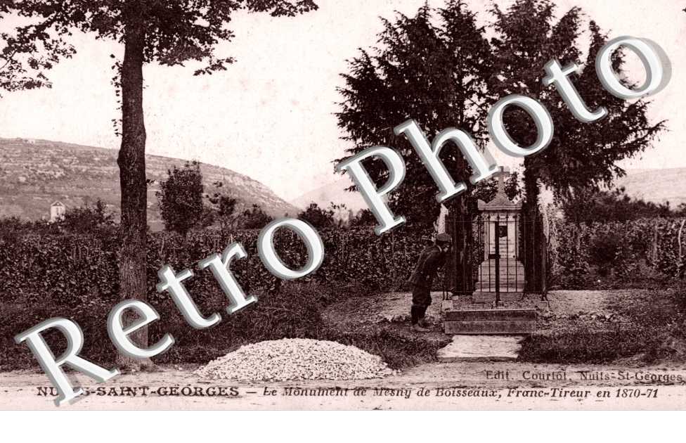 le Monument de Mesny de Boisseaux, Franc-Tireur en 1870-1871