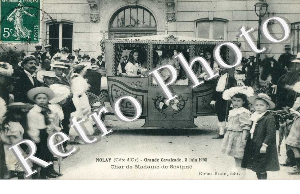 char de Madame de Sevigne - la grande Cavalcade 8 juin 1908