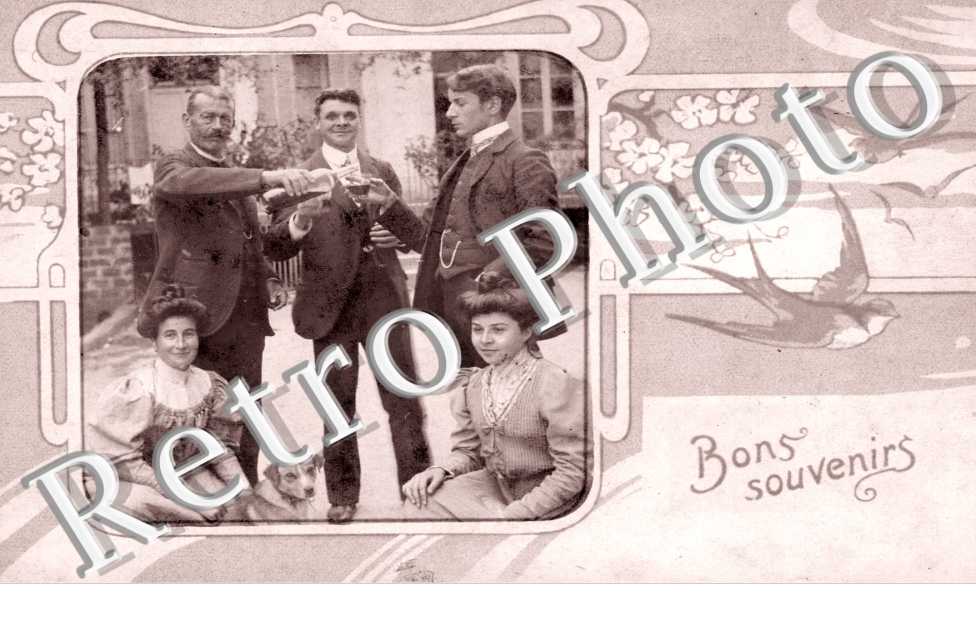 bons souvenir (photo d'une famille)