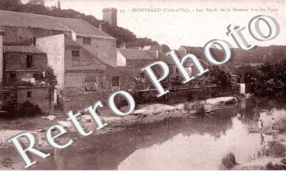 Les bords de la Brenne vue du pont