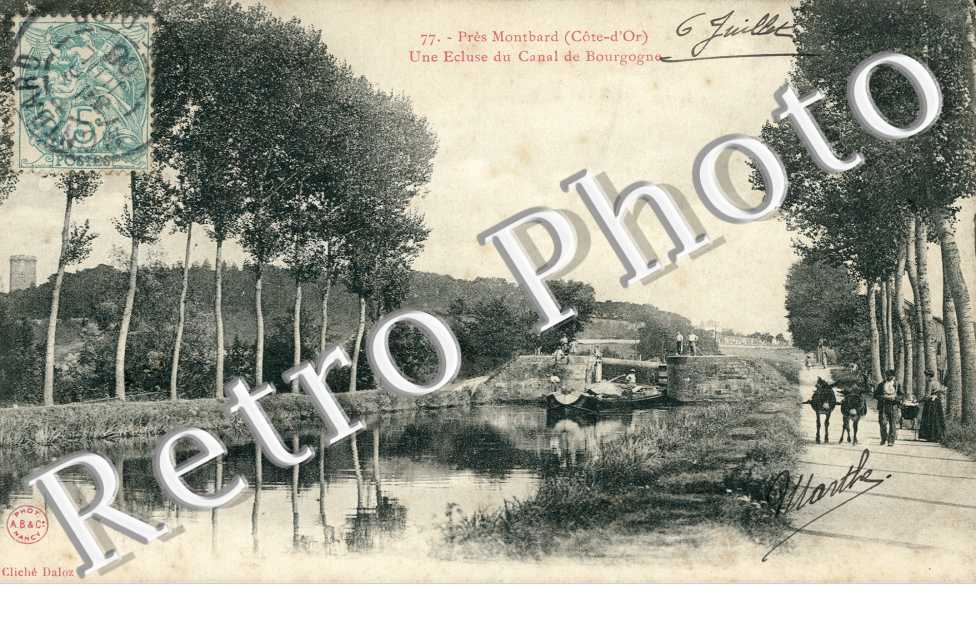 Ecluse au Canal de Bourgogne