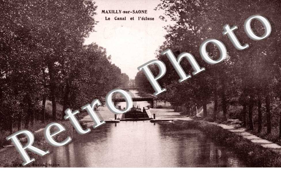 le canal et l'ecluse