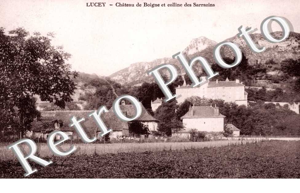 Chateau de Boigne et Colline des Sarrazins
