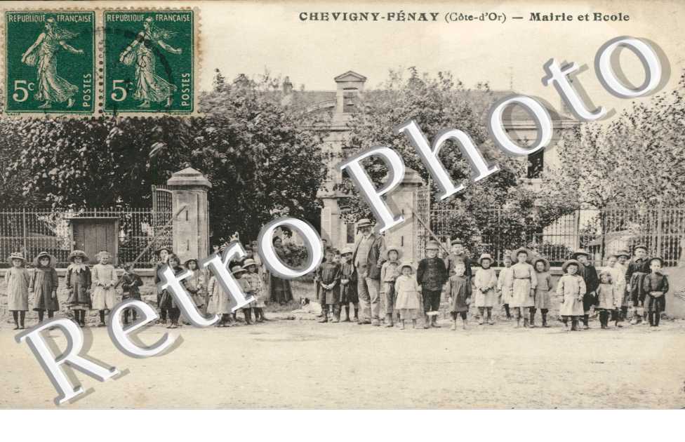 CHEVIGNY-FENAY. Mairie et Ecole