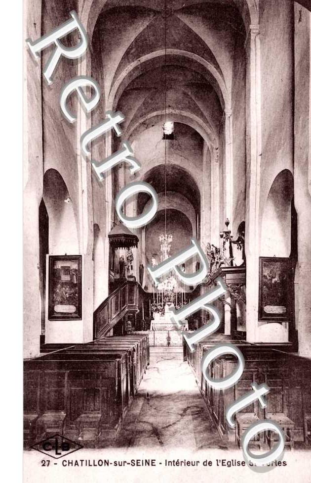Intereur de l'Eglise Saint Vorles