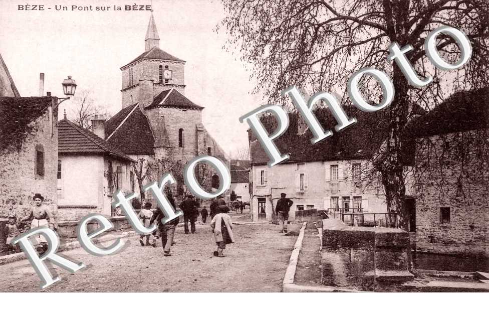 un pont sur la Beze