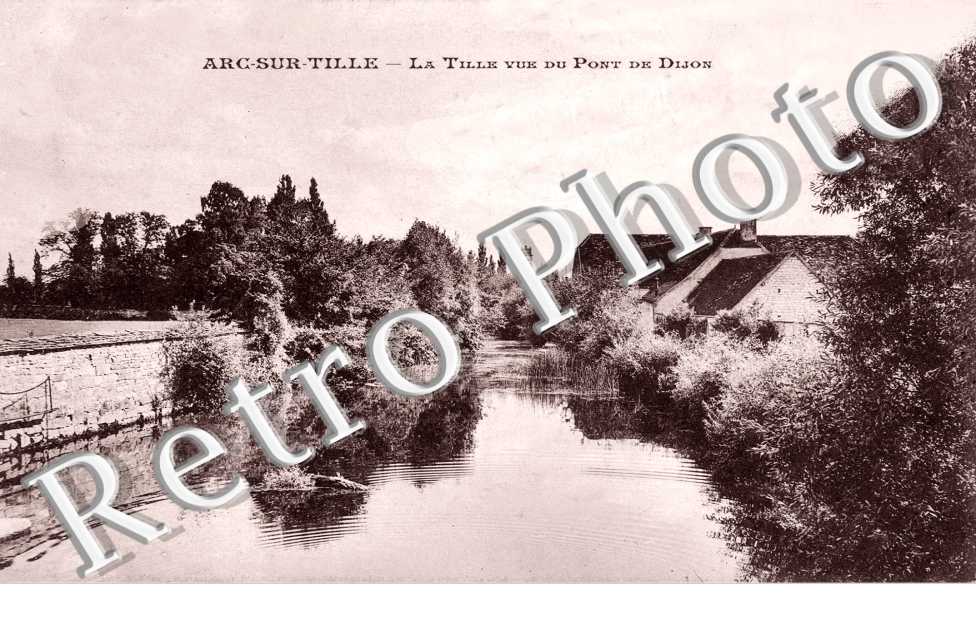 La Tille vue du pont de Dijon