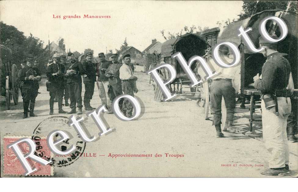 pprovisionnement des troupes - grandes manoeuvres militaires