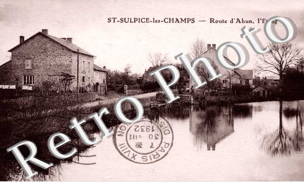 Route d'Ahun - l'etang