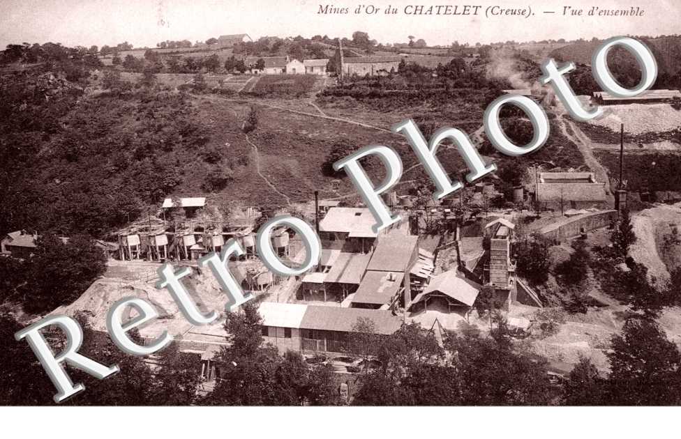 Mines d'or du CHATELET - Vue d'ensemble