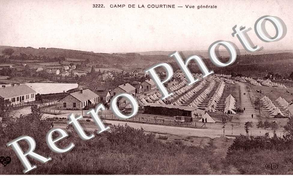 camp de La Courtine  - vue generale