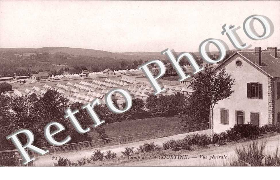 le  camp de La Courtine - Vue generale
