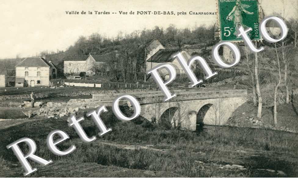 Vallee de la Tardes - Vue de pont de bas