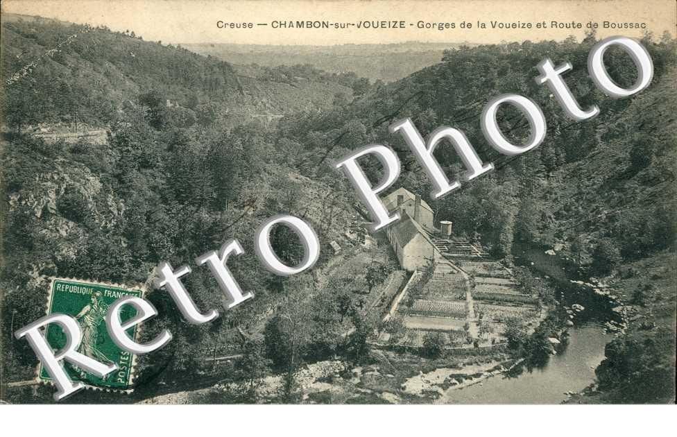 Gorges de la Voueize  et route de Boussac