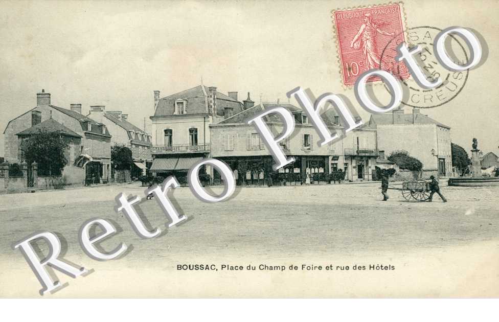 la place du champ de foire et rue des hotels