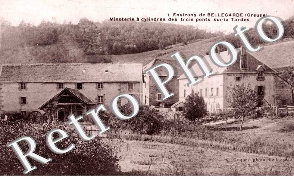 environs - Minoterie a cylindres des trois ponts sur la Tardes