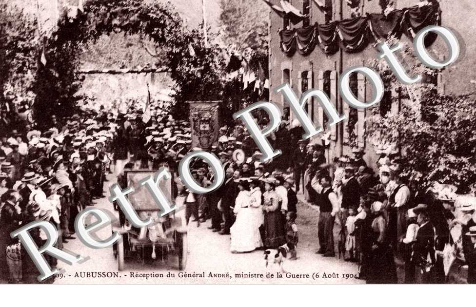 Reception du general Andre ministre de la guerre 1904