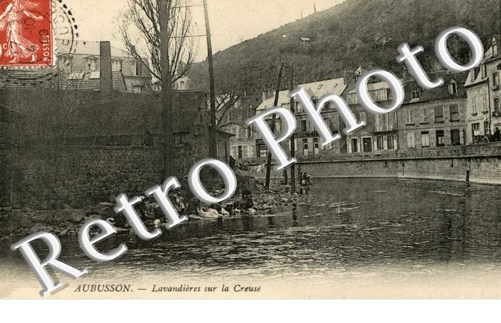 Lavandieres sur la Creuse