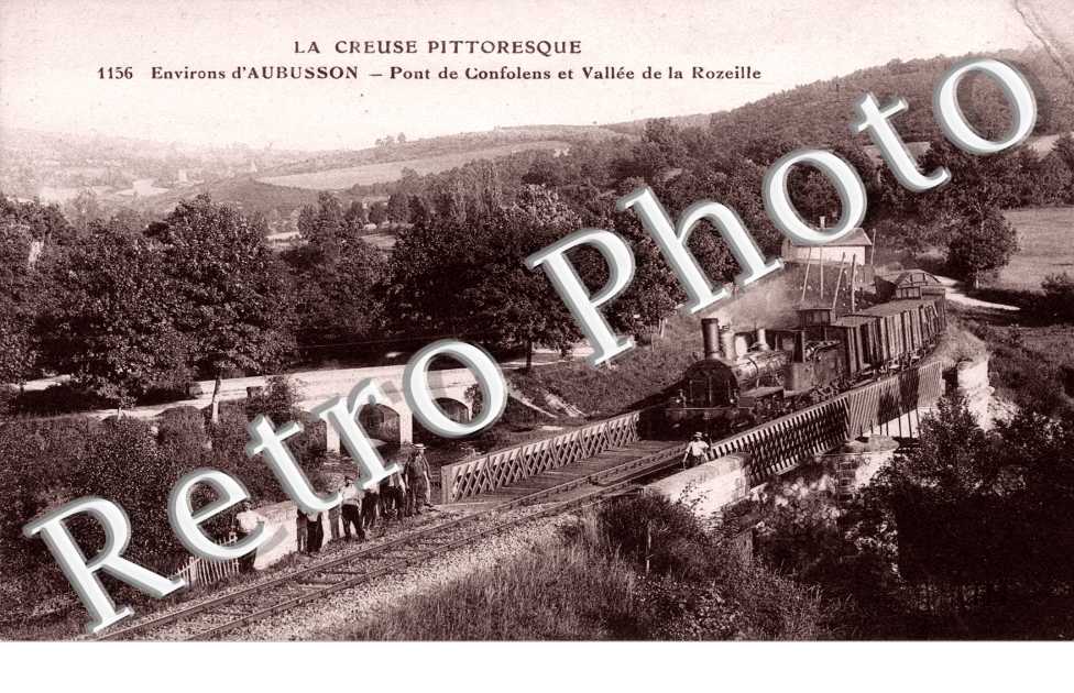 pont de Confolens et vallee de la Rozeille