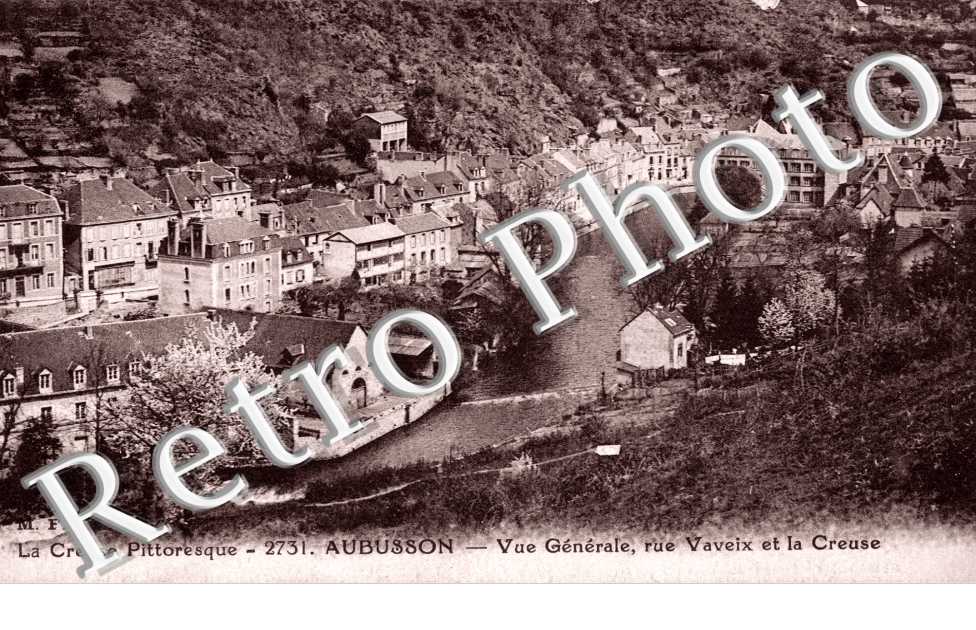 vue generale rue Vaveix et la Creuse