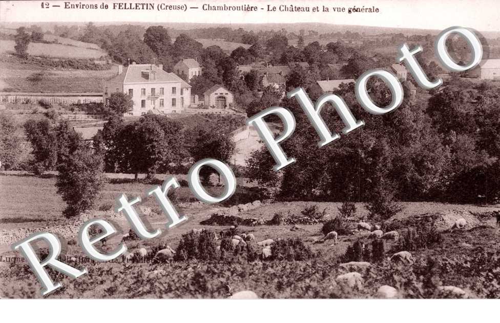 Chambroutiere - chateau et vue generale