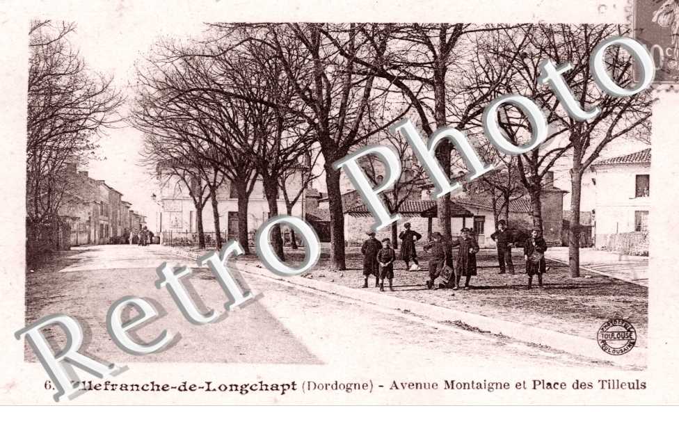 Avenue Montaigne et place des Tilleuls