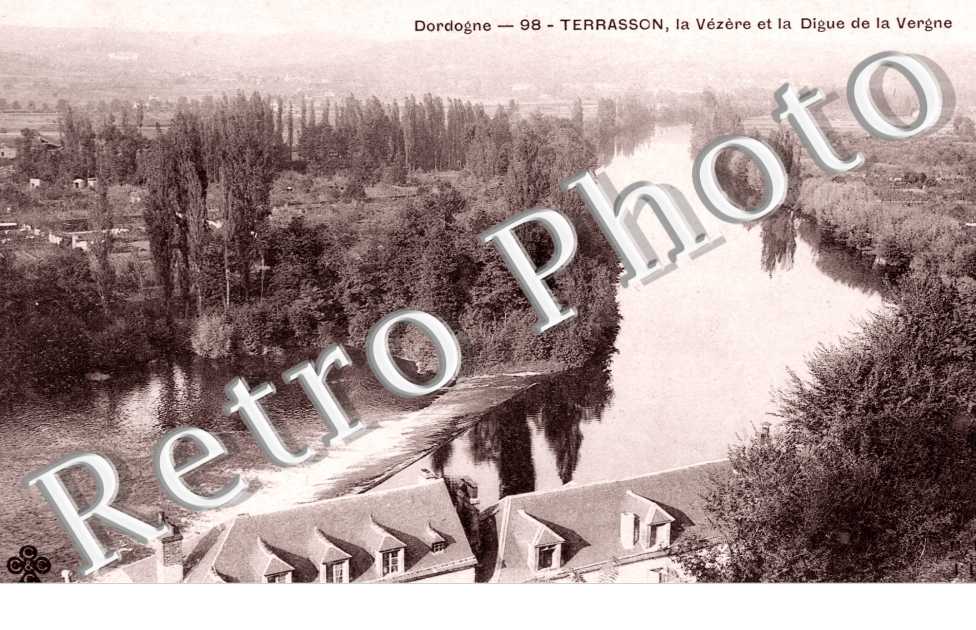 la Vezere et la Digue de la Vergne