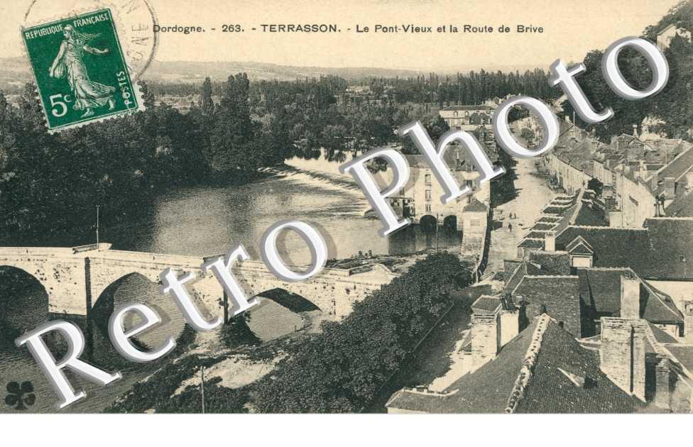 le Pont-Vieux et la Route de Brive