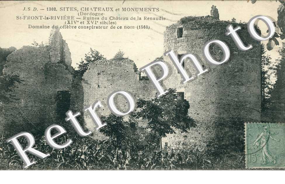 Ruines du chateau de la Renaudie