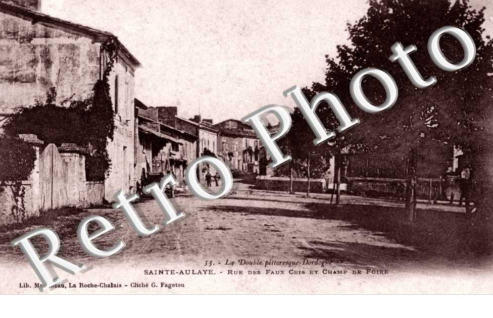 Rue des faux cris et champ de foire