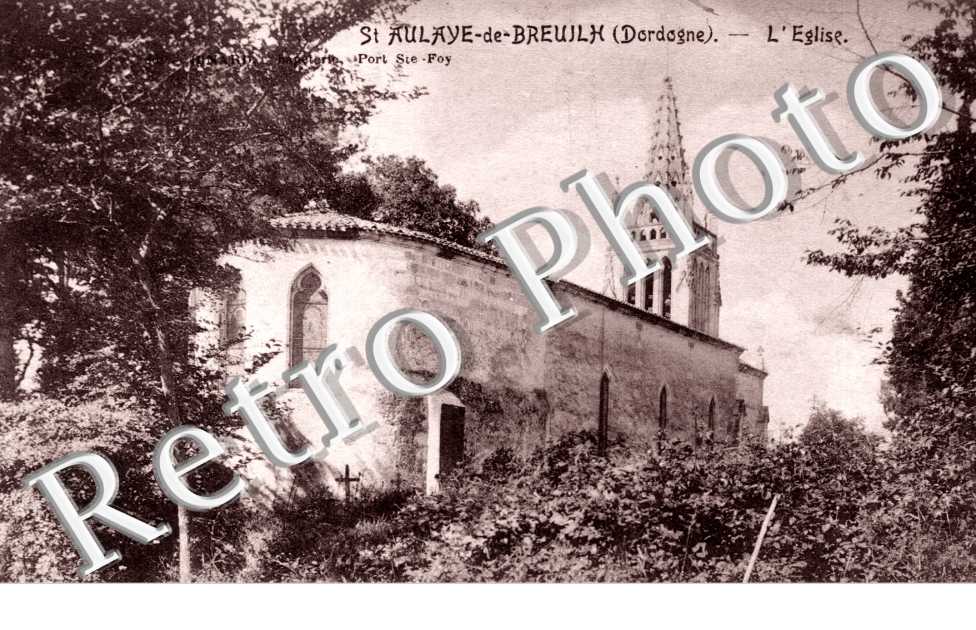 Saint Aulaye de Breuilh - L&#039;eglise