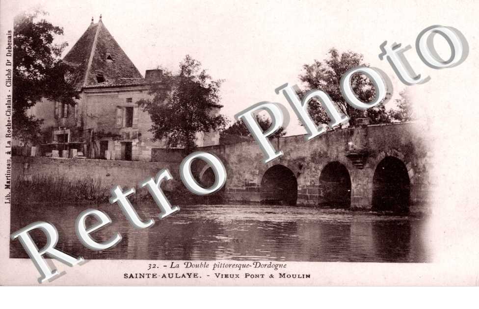 Vieux pont et moulin