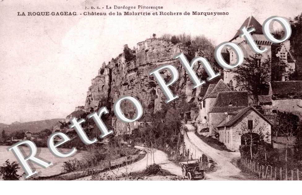 Chateau de la Malartrie et rochers Marqueyssac