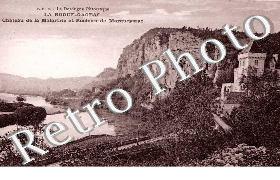 Chateau de la Malartrie et rochers Marqueyssac