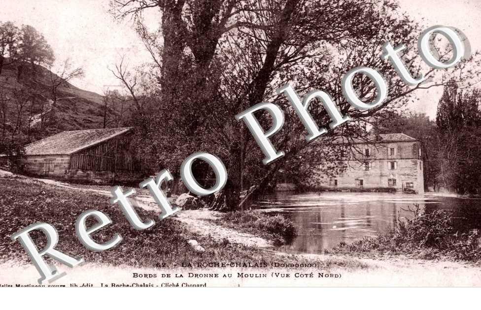 Bord de la Dronne au Moulin