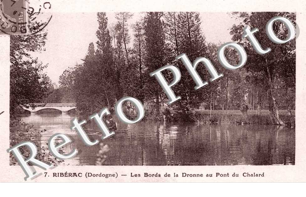 Bords de la Dronne au pont de Chalard
