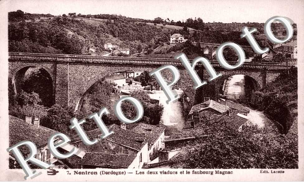 Les deux viaducs et le faubourg Magnac