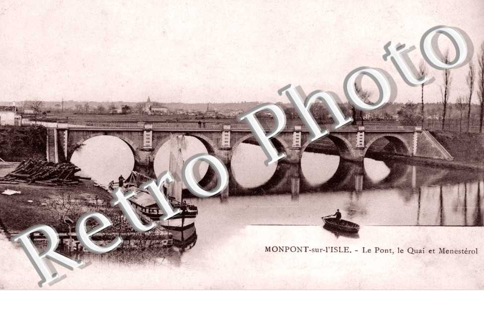 Le pont - le quai et Menestérol