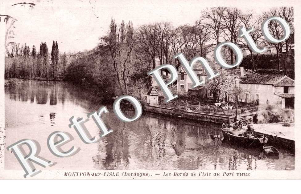 Bords de L&#039;ISLE au port vieux