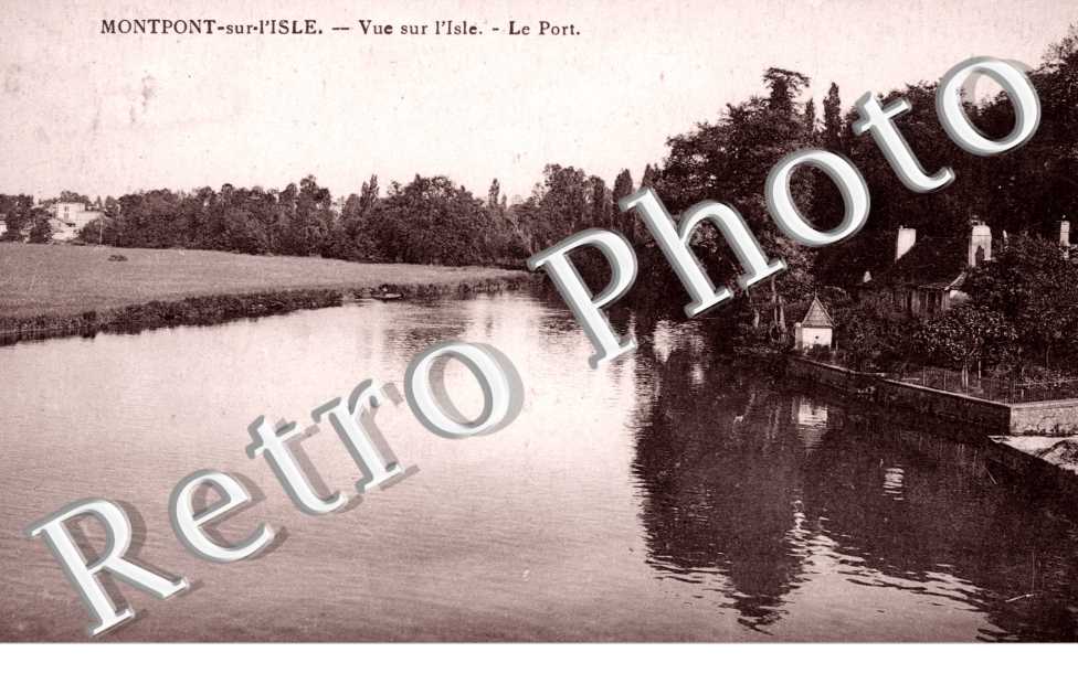 Vue sur l&#039;Isle - le port