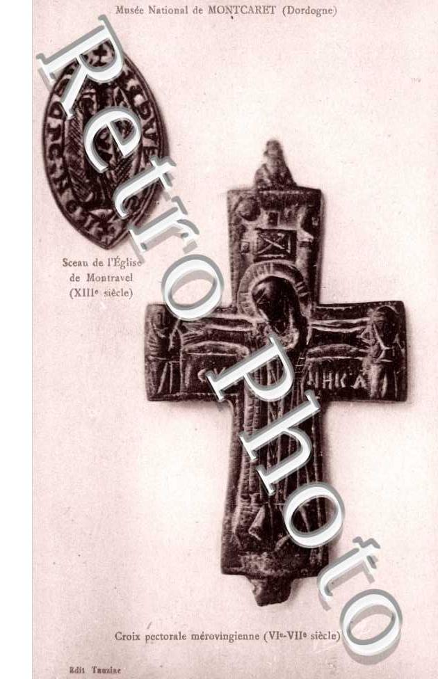 Musee national - sceau de l&#039;eglise - croix pectorale merovigienne
