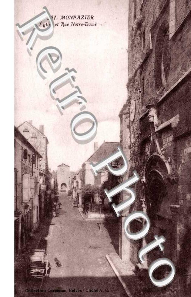 Eglise et rue Notre Dame