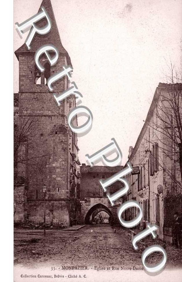 Eglise et rue Notre Dame