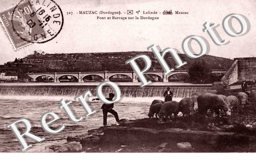 Pont et barrage sur la Dordogne