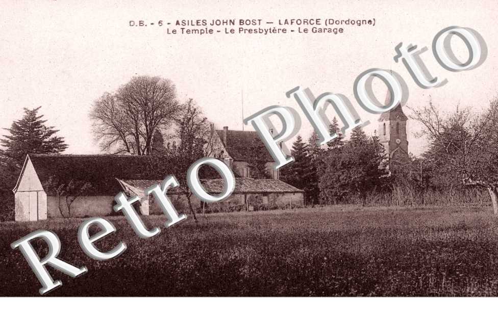 Le temple - le presbytere - le garage