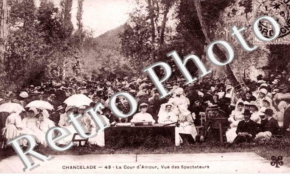 La cour d&#039;amour, vue des spectateurs