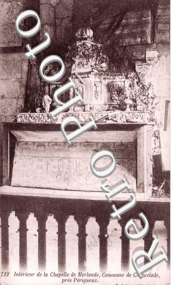Interieur de la chapelle de Merlande